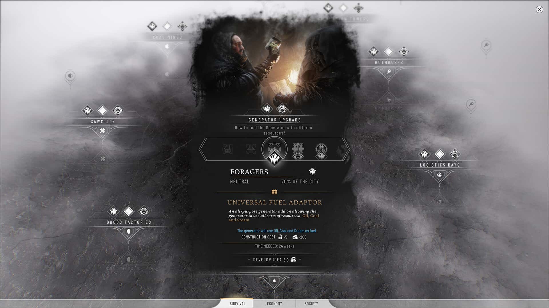 冰汽时代2 Frostpunk 2 中文版全息投影
